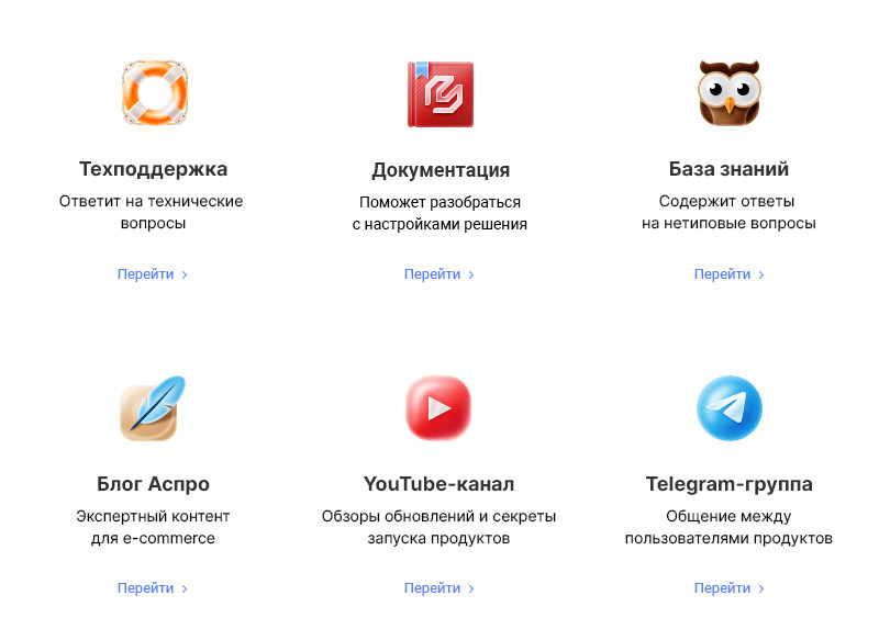 Техподдержка для быстрого запуска